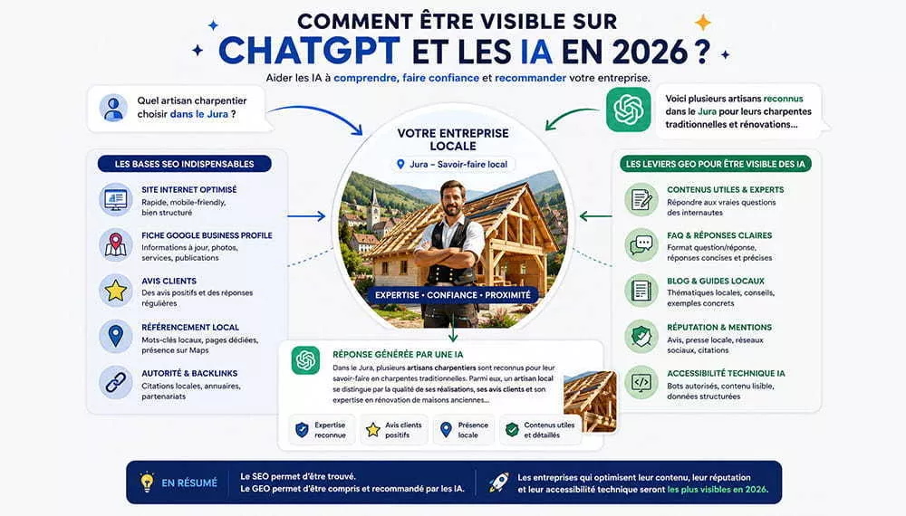 Comment être visible sur ChatGPT et les IA en 2026 ?