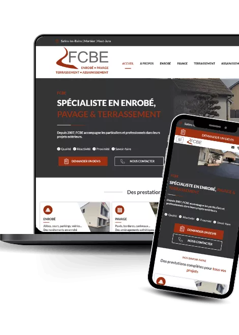 FCBE - Enrobé, pavage, terrassement et assainissement dans le Jura